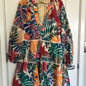 Farm Rio Macaw Mini dress